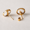 17_2 Aretes de Perla en Oro 18K