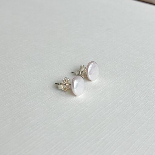 Aretes Perla Plata