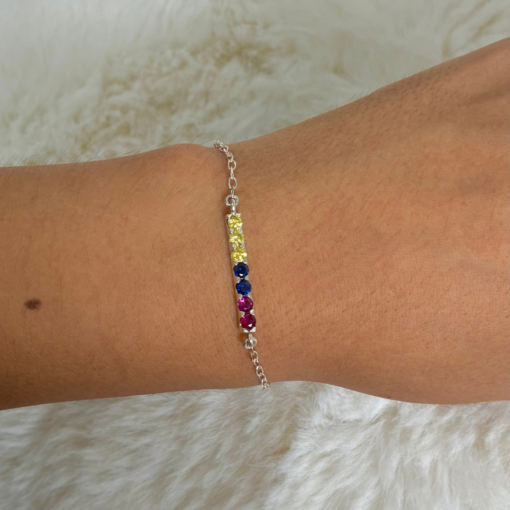 Pulsera Ecuador en Plata 925