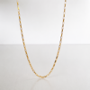 Cadena Veneciana Rala en Oro 18K disponible en 45 cm y 50 cm para dijes pequeños y medianos