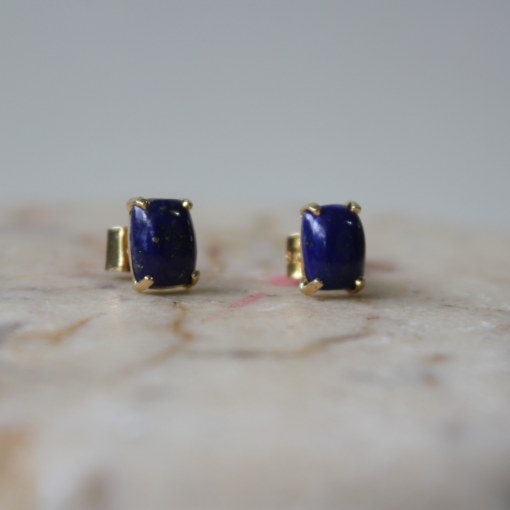 Aretes Lapislázuli en Oro 18K