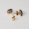Aretes Lapislázuli en Oro 18K