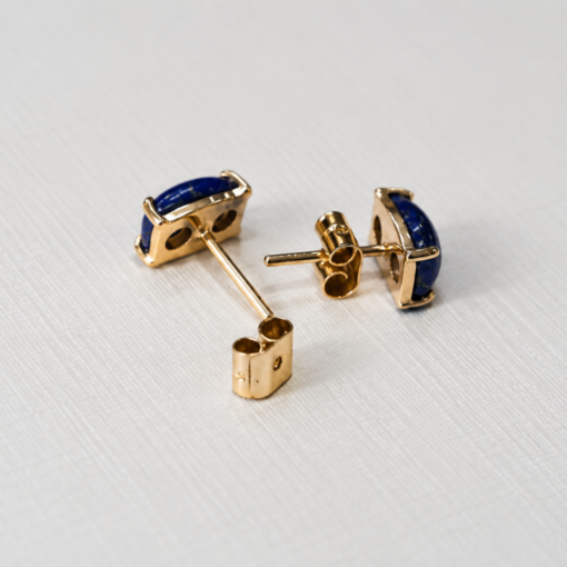 Aretes Lapislázuli en Oro 18K
