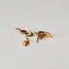 Aretes Raíces en Oro 18K