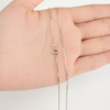 Cadena Veneciana en Oro Blanco 18K