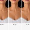 Collar Inicial 3D en Oro 18K