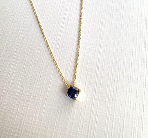 Collar Punto Luz en Oro 18K