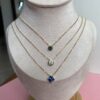 Collar Punto Luz en Oro 18K