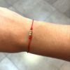 Pulsera  3 esferas Oro 14k